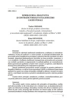 Nemijlocirea, oralitatea şi contradictorialitatea judecării cauzei penale